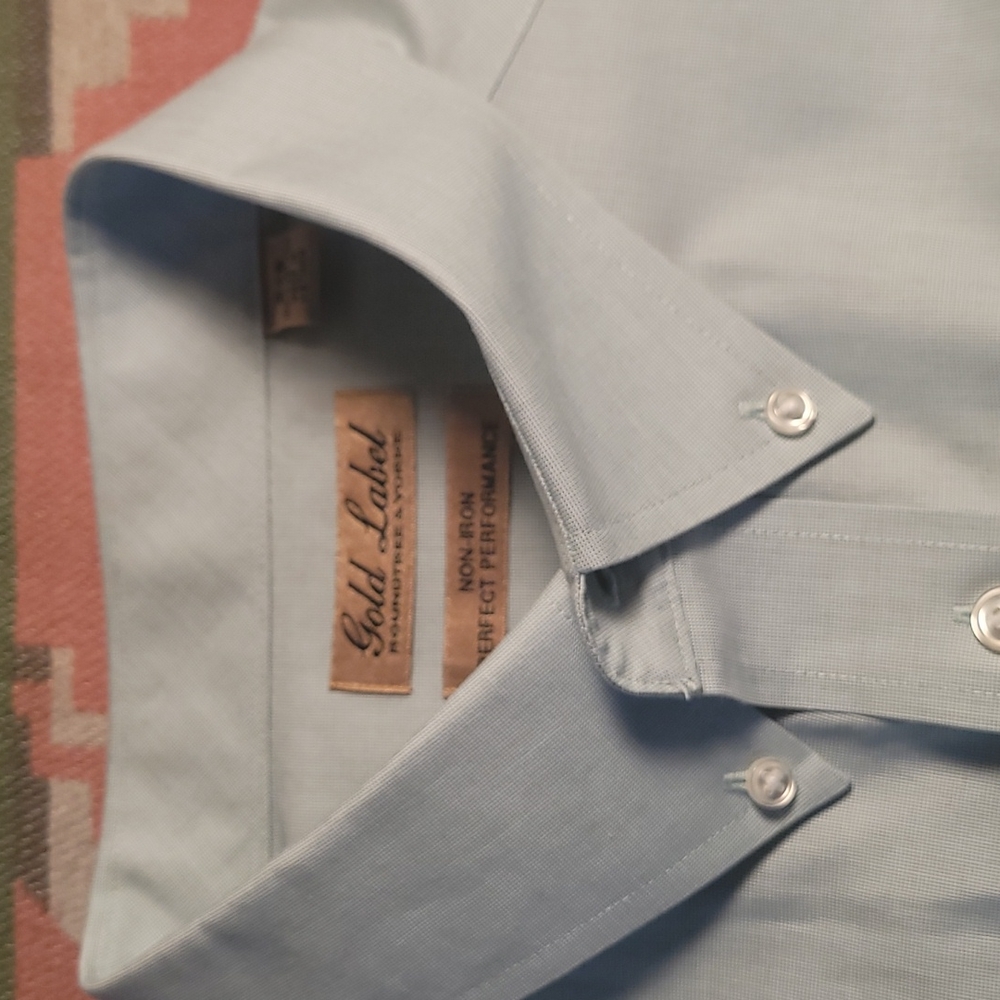 Men's Roundtree and Yorke Gold Label no-iron short sleeve shirt size 2XB.